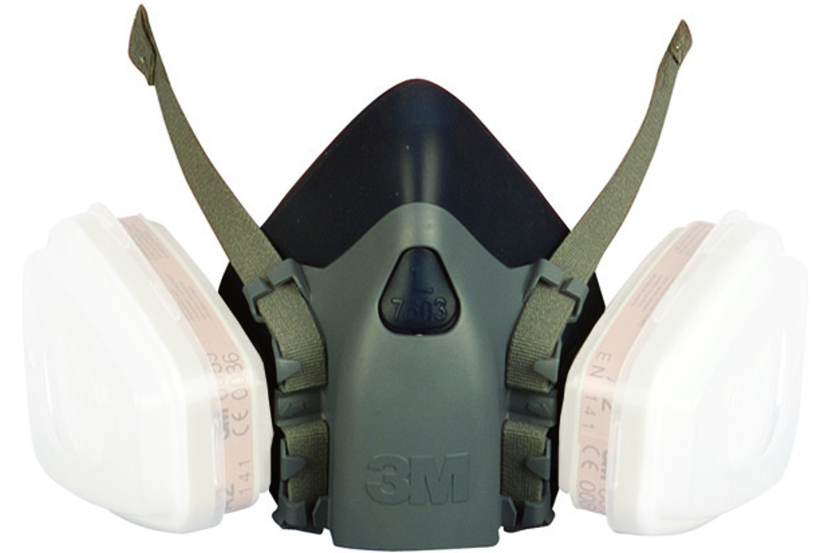 Kit di maschera di protezione delle vie respiratorie da gas e vapori 3M™ 7523L
