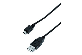 Cavi di collegamento Mini-USB L&S nero