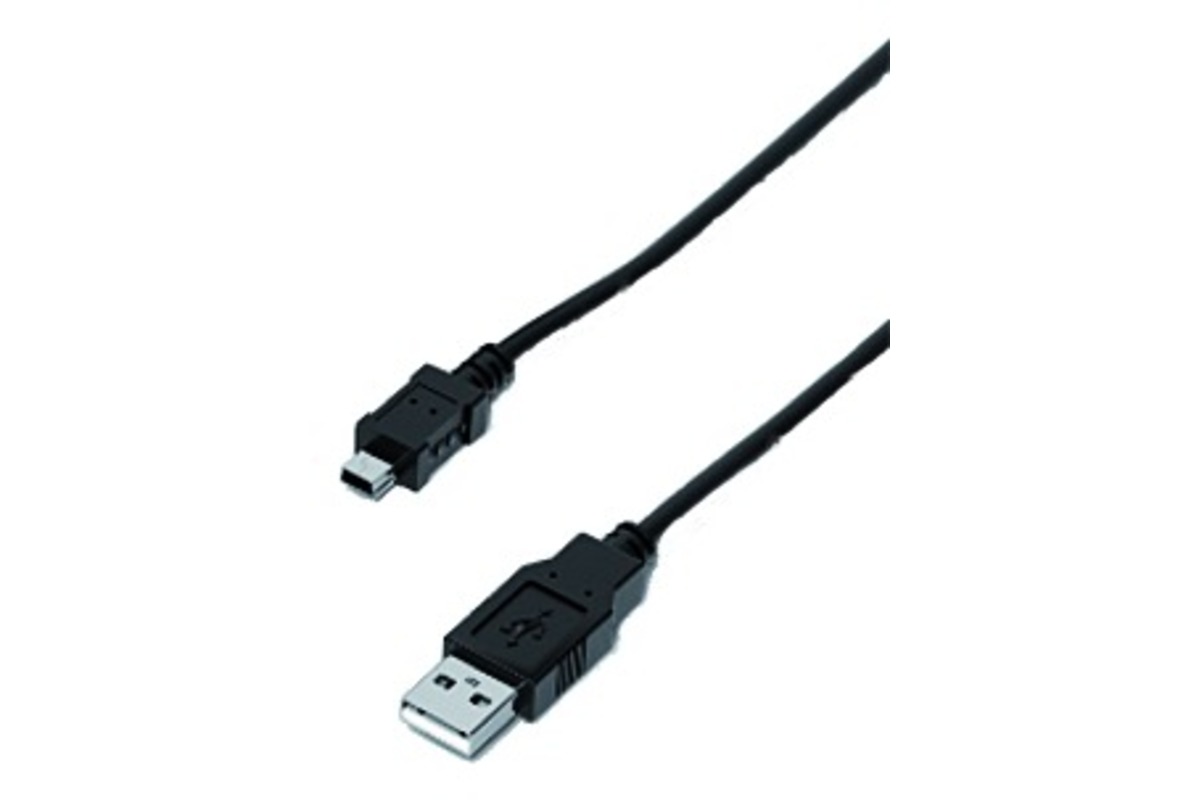 Mini-USB-Anschlusskabel L&S schwarz