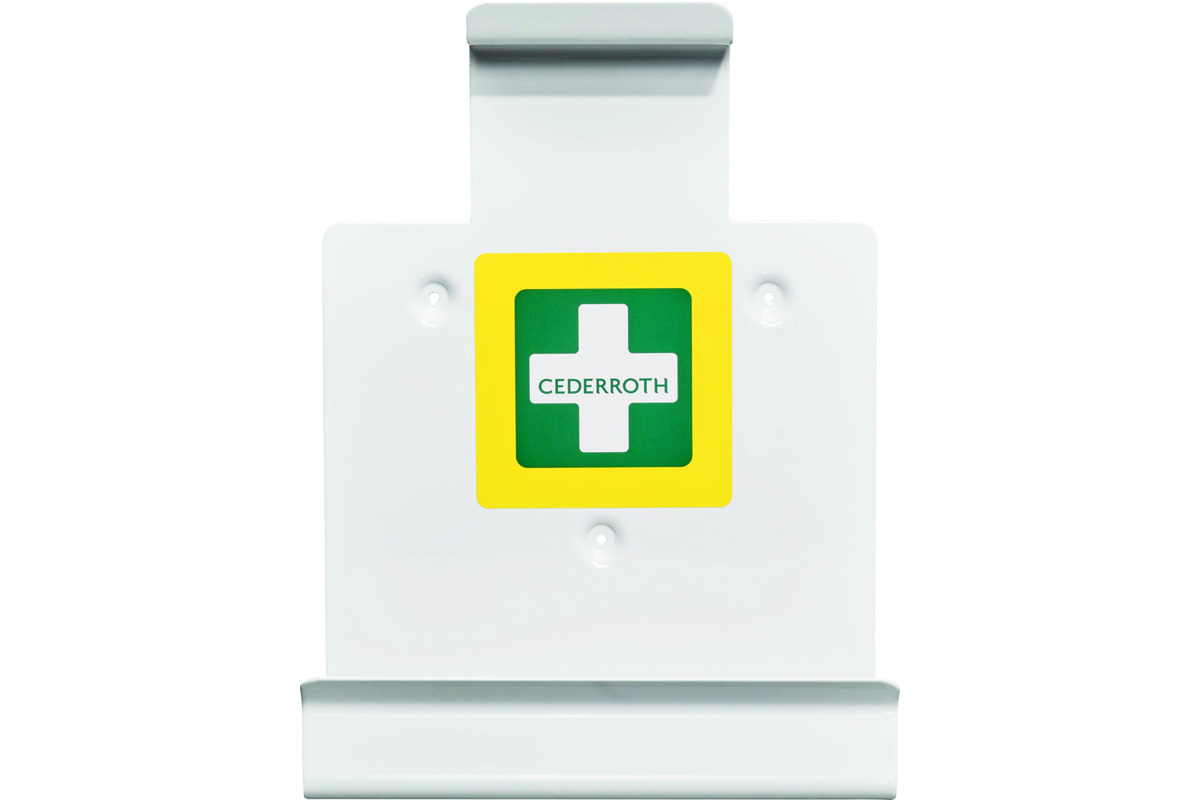 Support mural CEDERROTH pour First Aid Kits XL et DIN