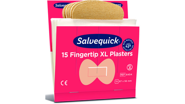 Cerotti per ferite punta delle dita Salvequick Fingertips XL