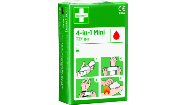 Medicazione per ferite 4-in-1  CEDERROTH mini