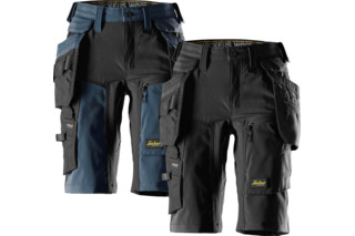 Shorts stretch da donna con tasche holster SNICKERS AllroundWork 6117