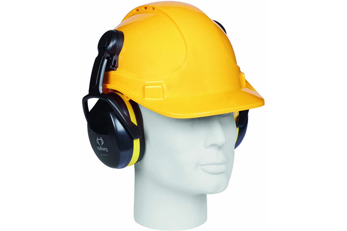 Cuffia per protezione orecchie HELLBERG SECURE 2C / fissaggio casco