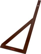 Equerre en L pour verre avec entretoise CRL