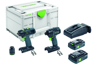 Akku-Schrauber- und Bohrer-Set FESTOOL TID 18 HPC 4,0 I-Set T18 Akku-Schrauber- und Bohrer-Set FESTOOL TID 18 HPC 4,0 I-Set T18