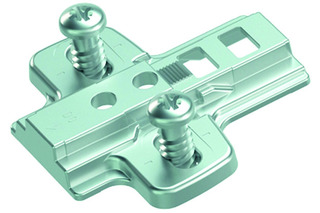 Plaque d'adaptateur pour adaptateur parallèle, avec vis euro HETTICH