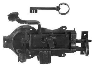 Serrure de porte HAGER 13.361