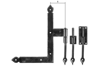 Cardine con bullone HAGER 13.402