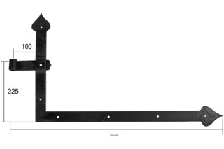 Epar à équerre HAGER 15.334