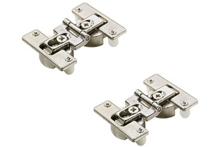 Kit de charnière centrale avec dimension du jeu réglable et point de rotation HETTICH