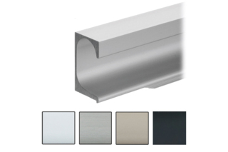 Profili per maniglie Delia 36,5 mm a misura