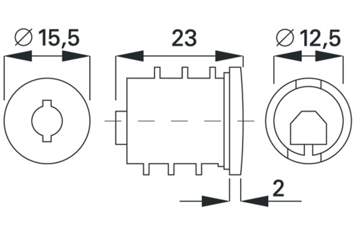 Rotori cilindri con chiave WKS - P5000