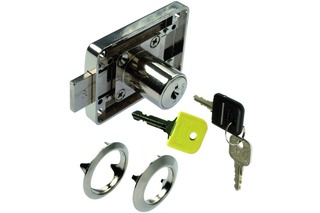 Serratura a catenaccio d’avvitare FLEX WKS - P 5000 con rotore cilindro