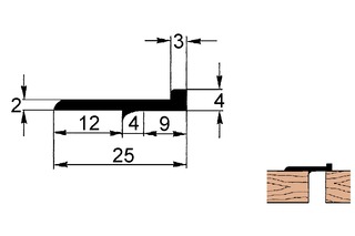 Profil de couvre-joints