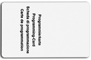 Carte de programmation PS Locks Solo Mifare