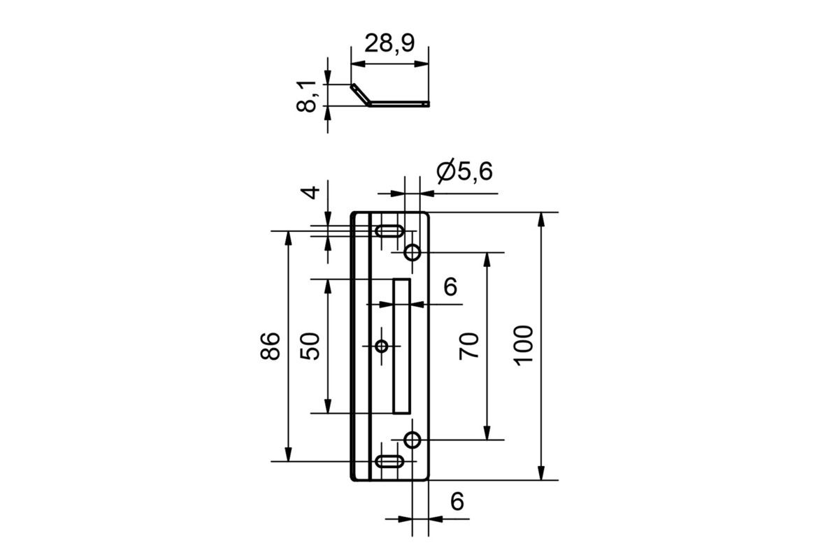 Kit supplementare per fronte colonna verticale e fronte installazione elettrica EI30 HEUSSER B3110T.Z