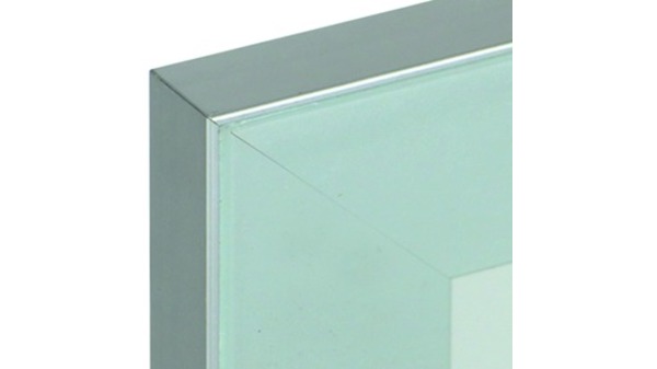 Cadre de la porte en verre large 50 mm sans vitrages, recouvrement 2 mm