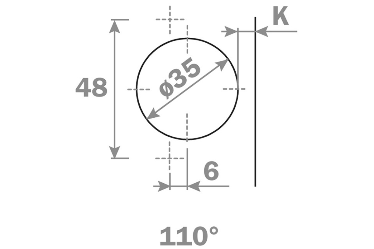 Charniére obliques 45° SALICE, charnière d'angle
