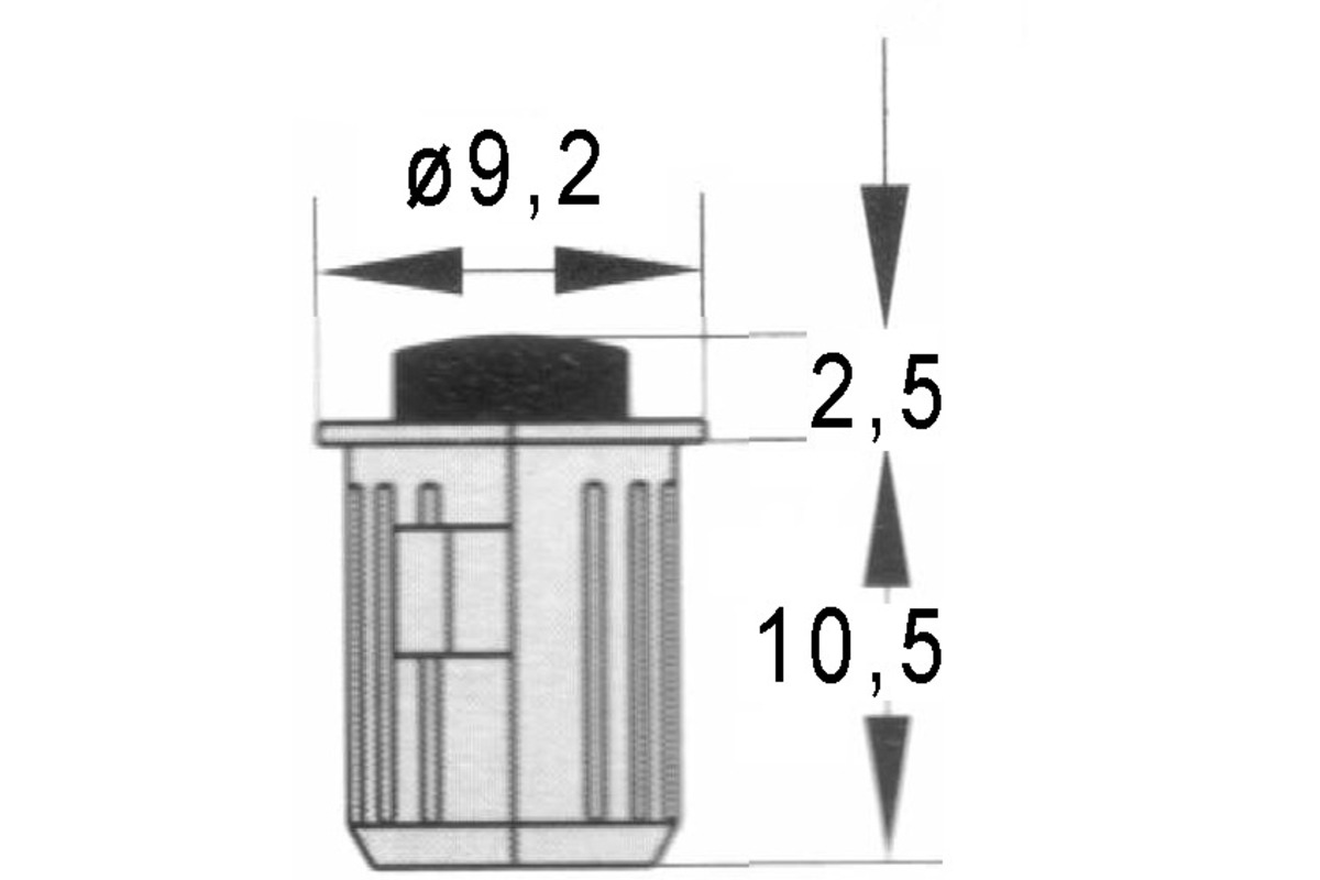 2-Komponenten-Türanschlagpuffer