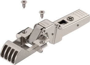 Charnière pour cadre en aluminium BLUM CLIP top, portes jumelées 95 °