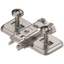 Plaques de montage cruciforme BLUM CLIP montage d'angle