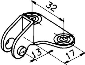 Anschraubwinkel für Schnelleinhängung