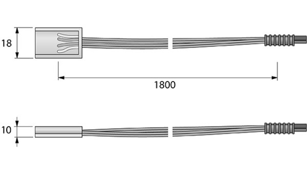 Câble de connexion HALEMEIER SuperStripe 24 V