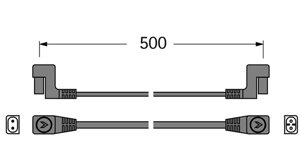 Cavi di collegamento HALEMEIER LiteLine Basic 230 V