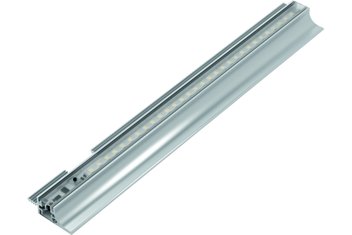 Lampade LED incassate/esterne Board Up+Down con interruttore 12 V su misura confezionata con finali