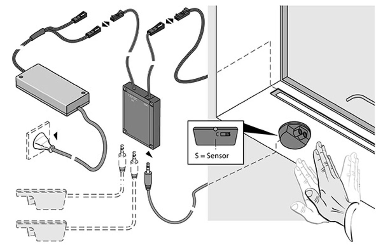 Sensore IR per tocco per la porta HALEMEIER MultiSwitch 12 / 24 / 230 V