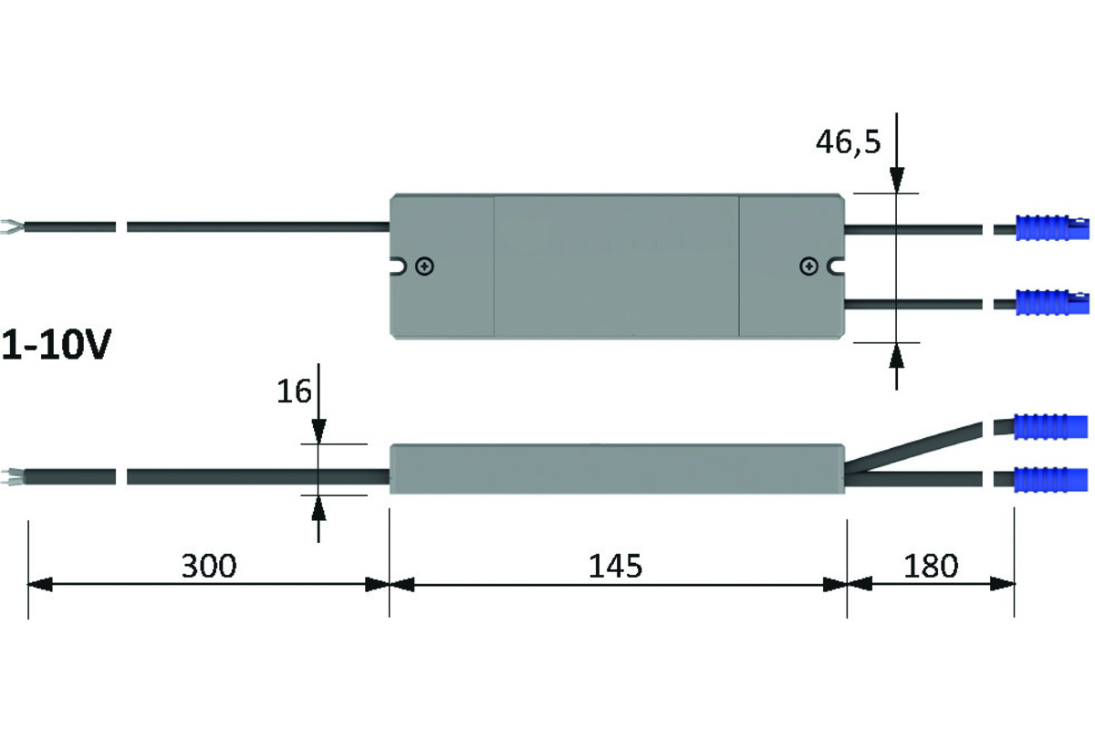 Interruttore LED HALEMEIER 12 / 24 V interfaccia 1 - 10 V