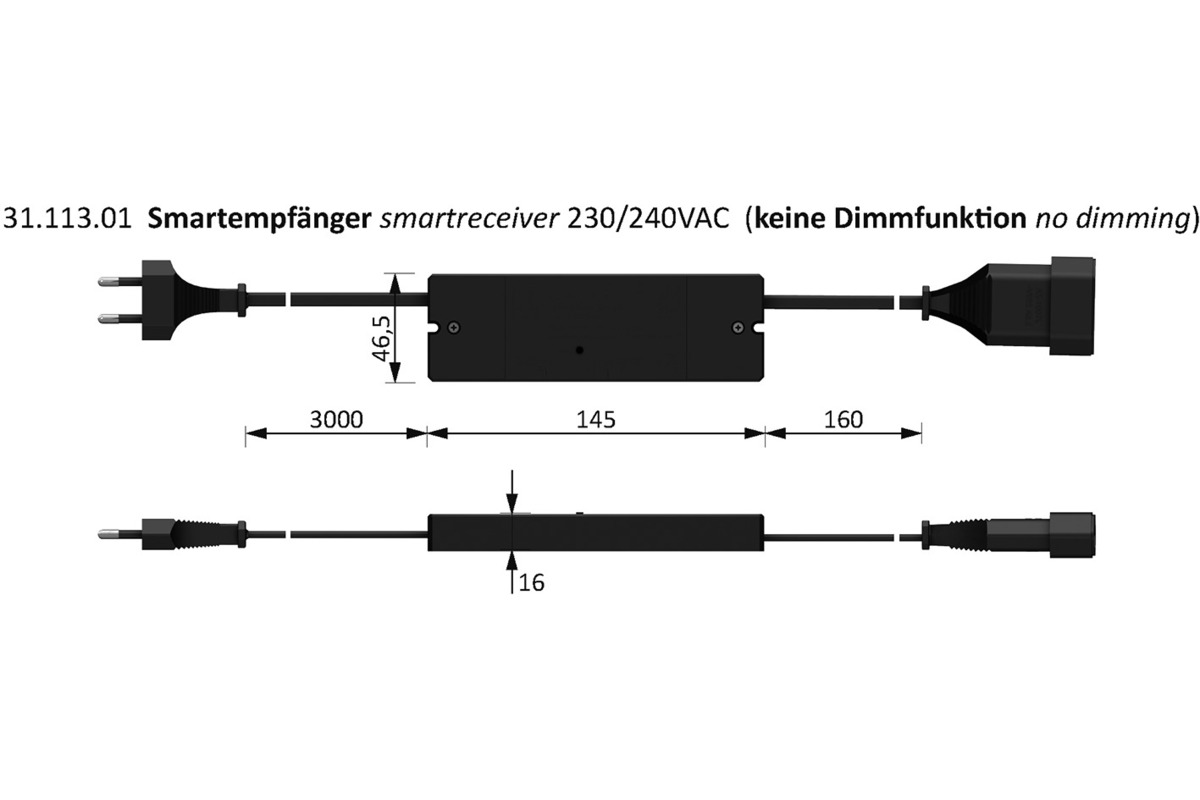 Interruttore/dimmer radio 5 canali HALEMEIER S-Mitter Smart kit