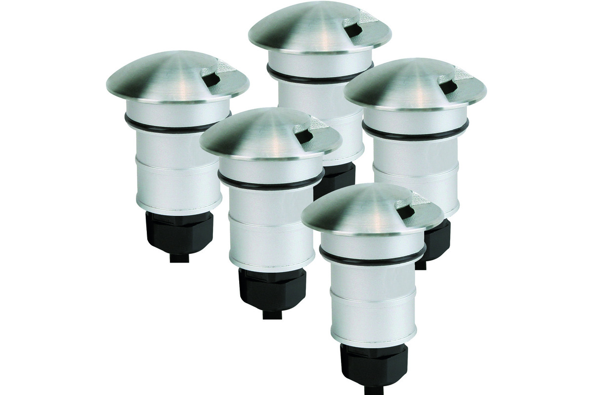Kit di lampade incassate LED a terra Via One 24 V
