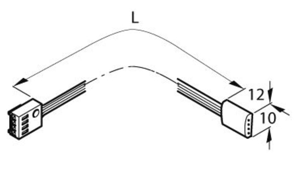 Câble de transformateur L&S Strip Flex pour transformateurs RGB 24 V