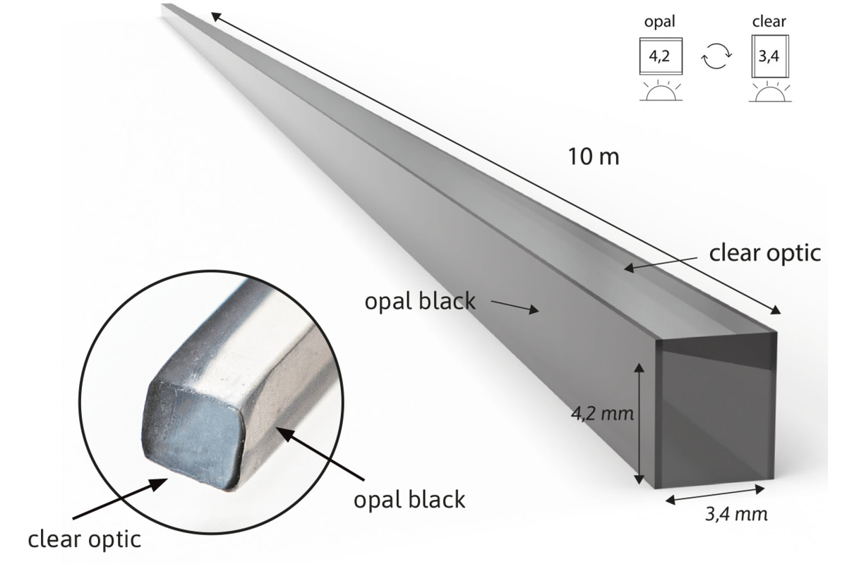Couverture en silicone pour bandes LED OK-LINE COB 3,8