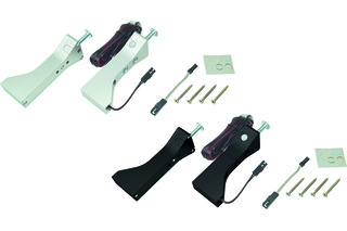 Jeu de roulements muraux pour profils LED L&S Free avec capteur de mouvement