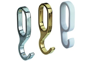 Crochets pour tubes d'armoire OK-LINE