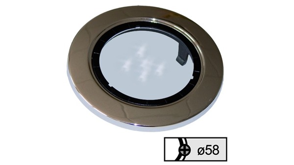 Anneaux de recouvrement L&S Vision hauteur 5.5 mm avec verre clair