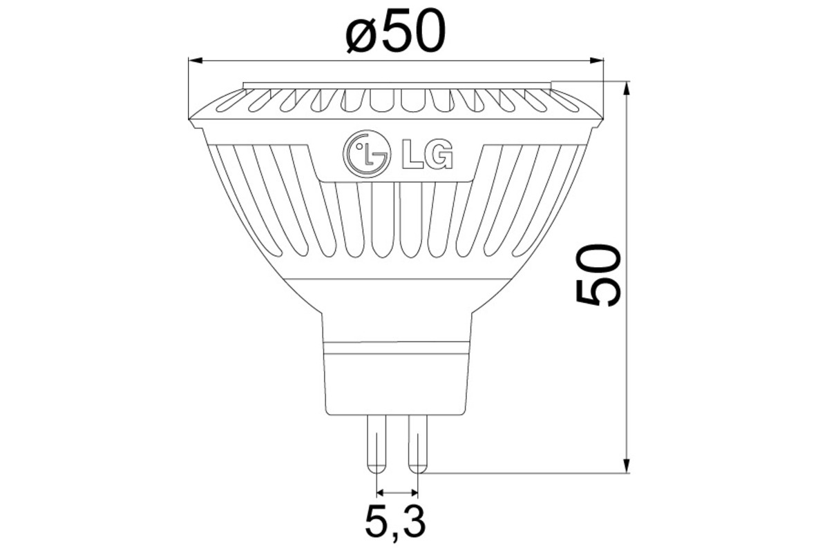 LED Leuchtmittel LG Typ MR16