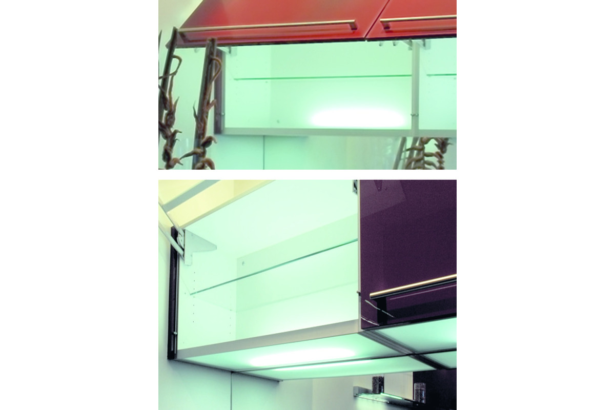 Lichtböden zur Korpusbodenmontage in Küchen 230 V