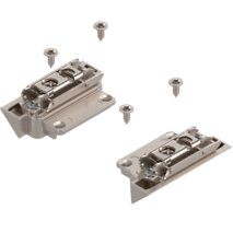 Set d'attache-façade en alu BLUM pour abattant à armature élévatrice AVENTOS HK-S / TIP ON