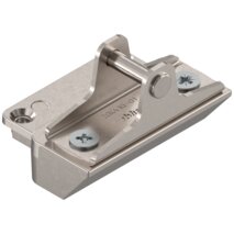 Attache-façade en alu BLUM pour compas pour abattants AVENTOS HK-XS / TIP-ON