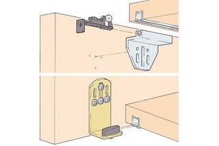 Schiebetürbeschläge HAWA Clipo 15 H, Forslide Schiebetürbeschläge HAWA Clipo 15 H, Forslide