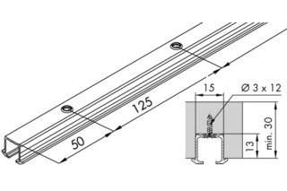 Laufschiene Laufschiene