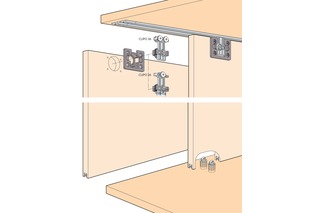 Schiebetürbeschläge HAWA Clipo 36 H, Inslide Schiebetürbeschläge HAWA Clipo 36 H, Inslide
