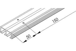 Doppellaufschienen Doppellaufschienen