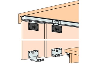 Schiebetürbeschläge HAWA Combino 35 H, Mixslide Schiebetürbeschläge HAWA Combino 35 H, Mixslide