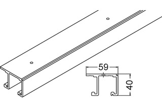 Doppellaufschienen HAWA Doppellaufschienen HAWA