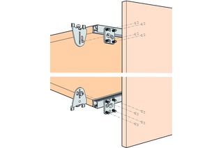 Schiebetürbeschläge HAWA Regal B 25 H/SP, Forslide Schiebetürbeschläge HAWA Regal B 25 H/SP, Forslide